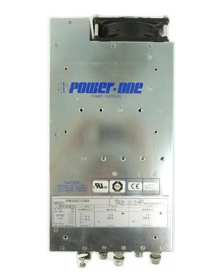 Used Power-One RPM5GEDEC1CS669 Power Supply 4000W Schlumberger 97171028 Working