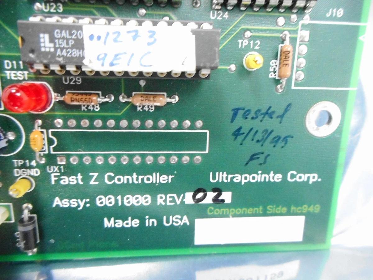Used Ultrapointe Corporation 001000 Fast Z Controller PCB Rev. 02 Untested As-Is