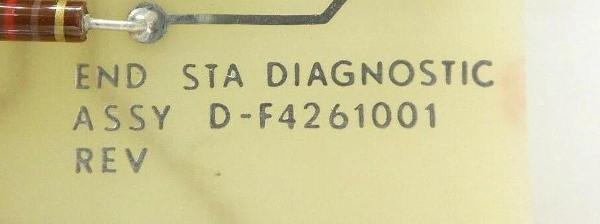Used Varian Semiconductor VSEA D-F4261001 End Station Diagnostic PCB Rev. C Working