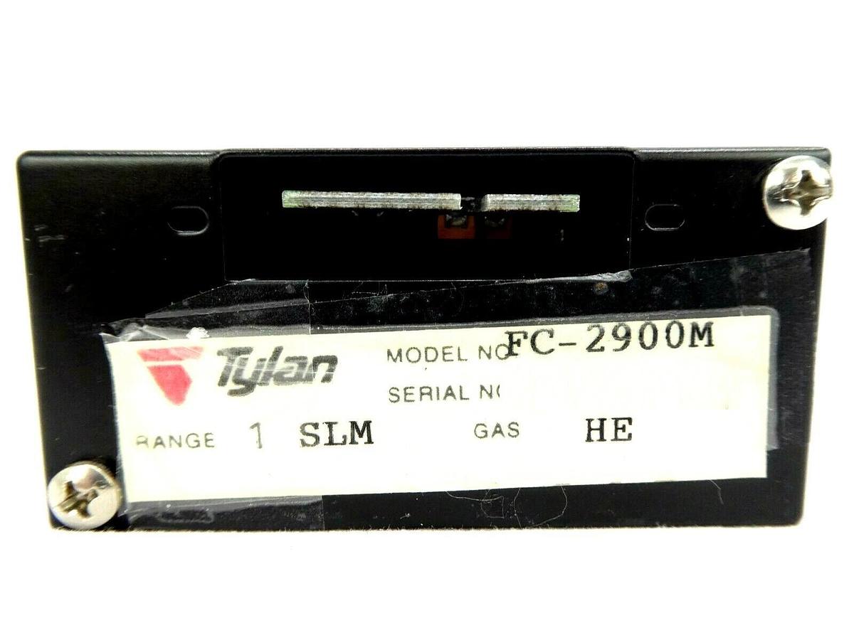 Used Tylan FC-2900M Mass Flow Controller MFC 1 SLM He 2900 Series Working Surplus