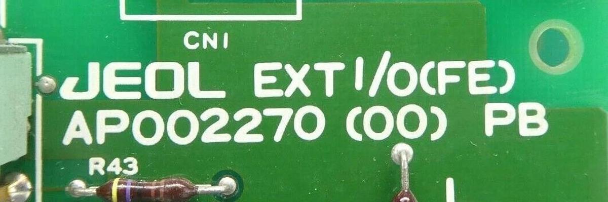 Used JEOL AP002270(00) I/O PCB Card EXT I/O(FE) JSM-6300F SEM Working Surplus