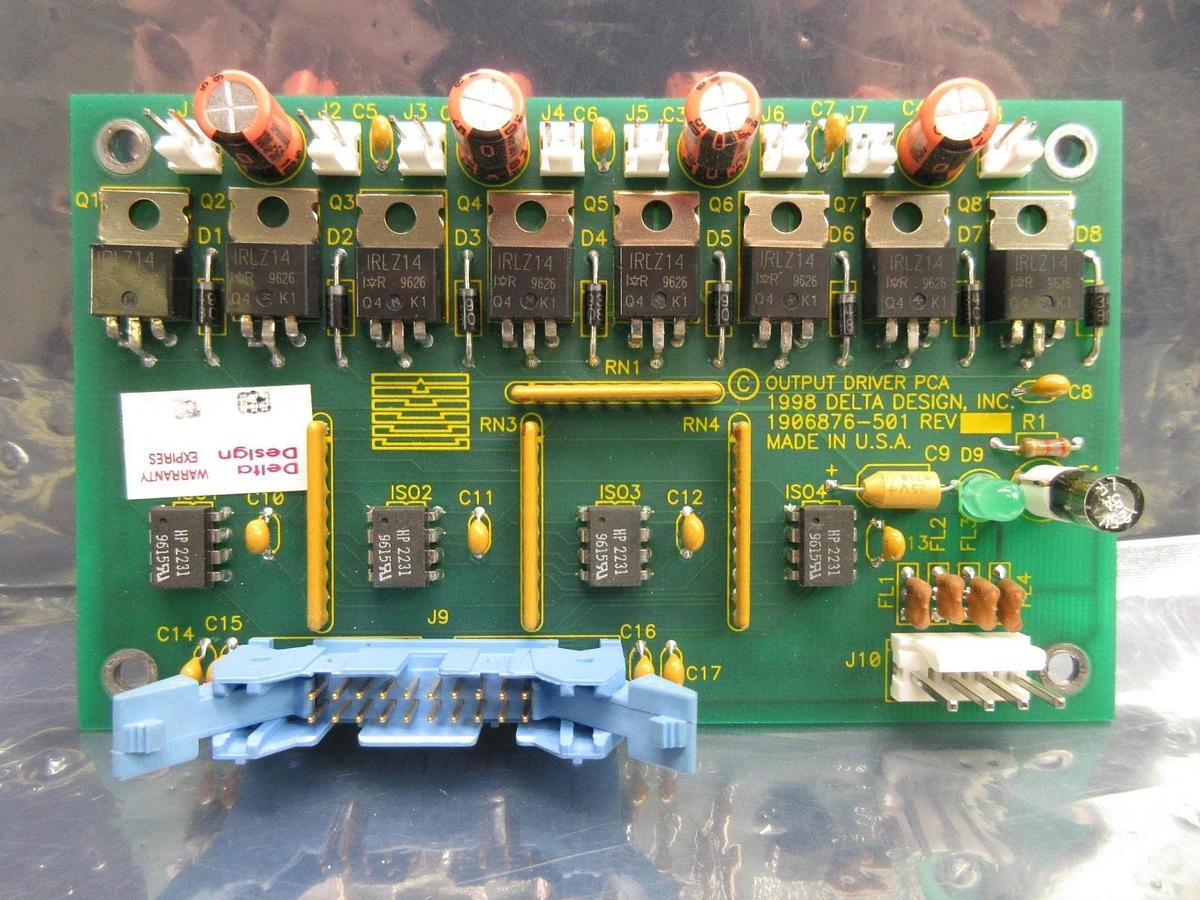 Used Delta Design 1906876-501 Output Driver PCA Board PCB Summit ATC Thermal Used