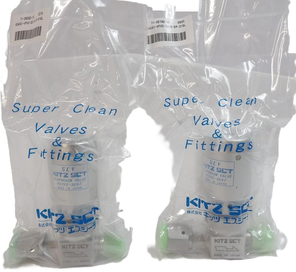 KITZ SCT RD4CSI-VFVC-2216-EP-316L Pneumatic Diaphragm Valve E32000777 Lot of 2