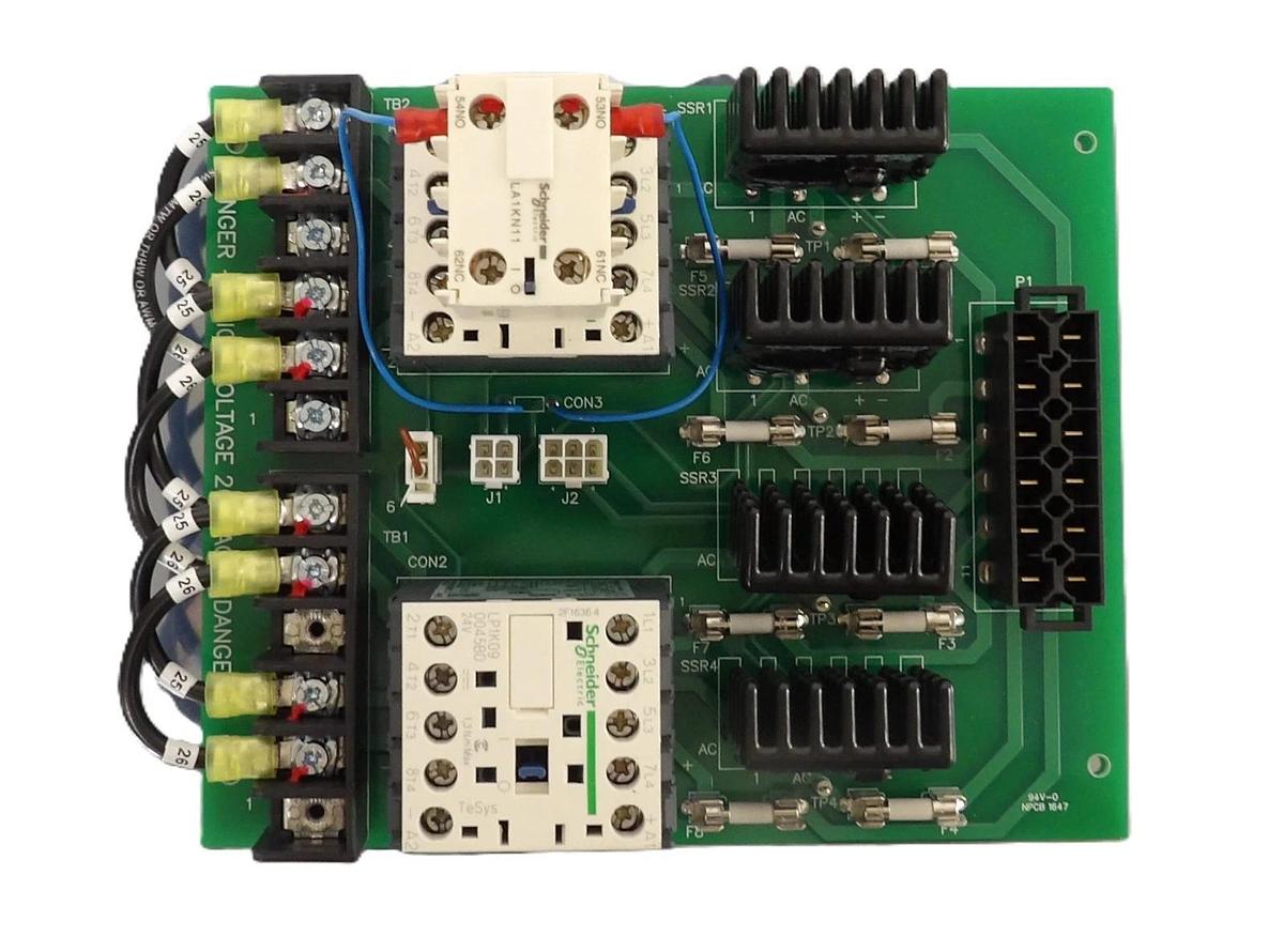 Used Lam Research 710-255859-001 Temperature Control SHD SSR Interface PCB Surplus