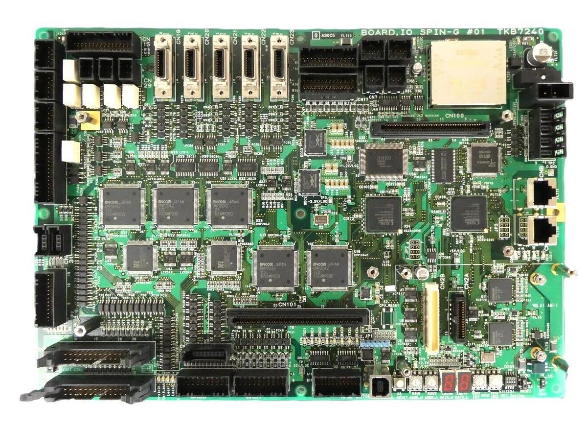 Used TEL Tokyo Electron TKB7240 IO SPIN PCB Interface Board SPIN-G Working Surplus