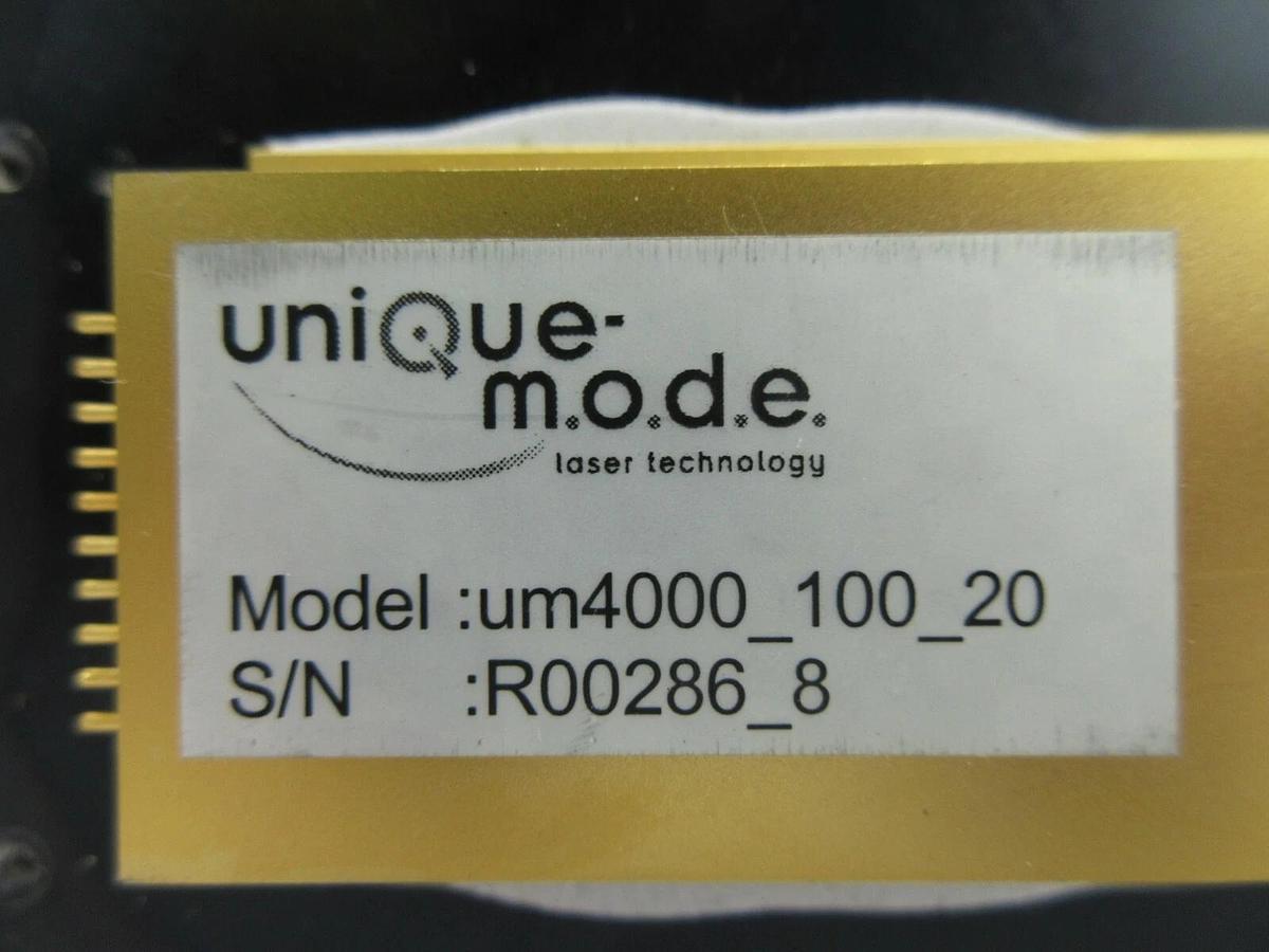 Used Unique-m.o.d.e. um4000_100_20 Laser Diode Used Working