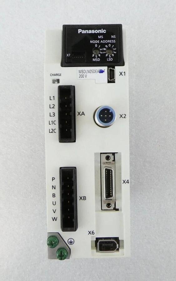 Used Panasonic MBDLN05DEA02-T AC Servo Driver DeviceNet Resller Lot of 2 Working