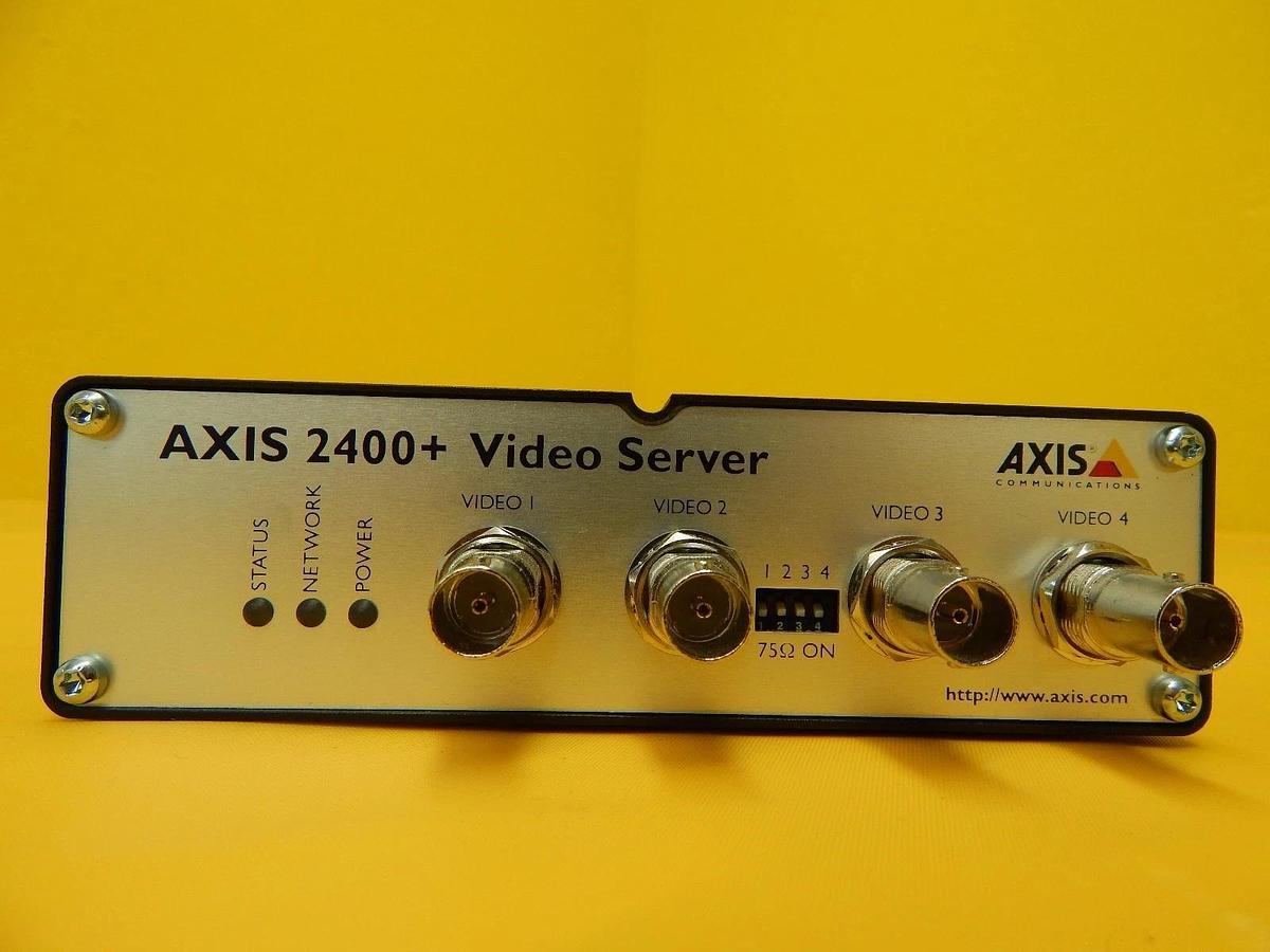 Used JEOL JUS-MSI Microscope Camera Distribution Server Set AXIS 2400+ JEM-2010F Used