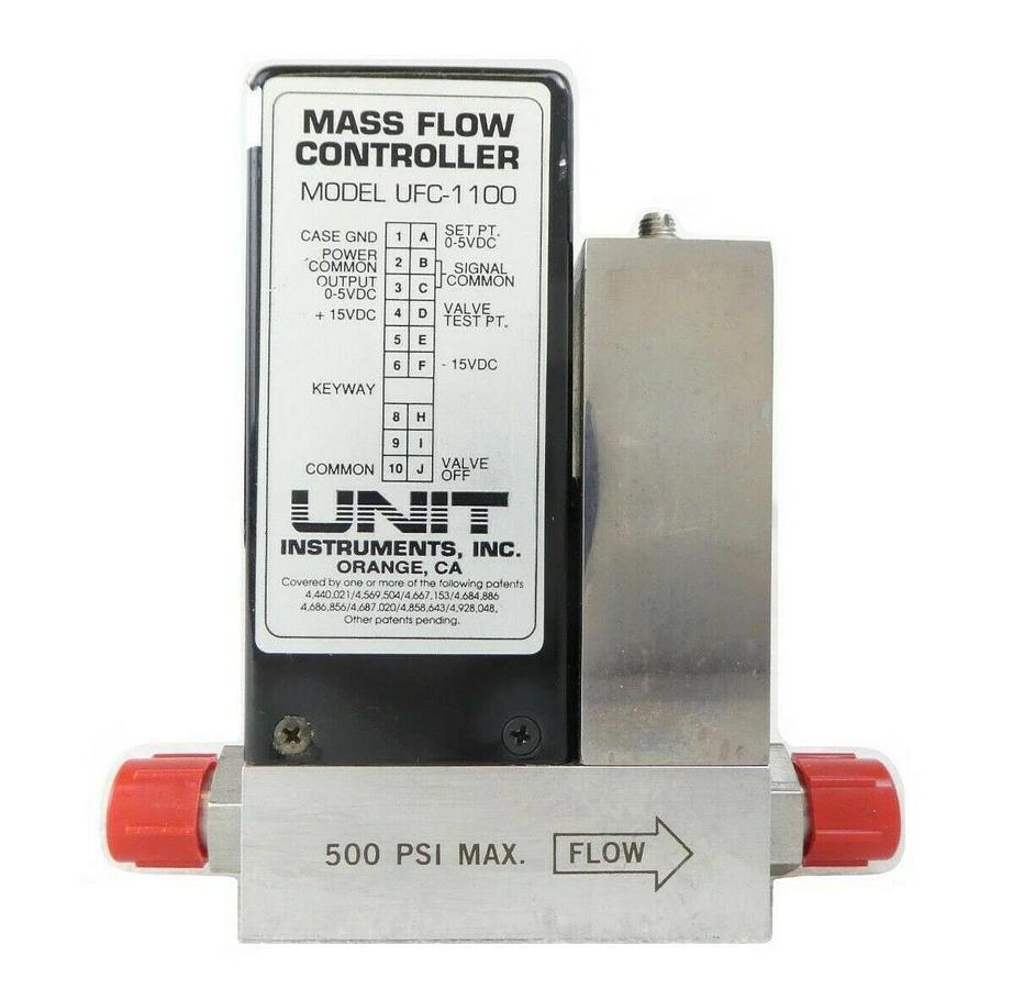 Used UNIT Instruments UFC-1100 Mass Flow Controller MFC AMAT 3030-01053 Working Spare