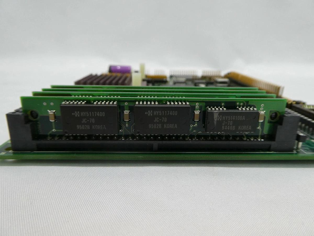 Used Ampro Computers A60677 Motherboard PCB A13077 RECIF IDLW8 200mm Working Surplus