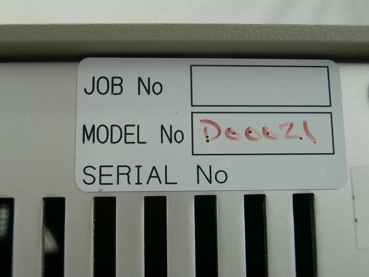 Used Nordiko D00021 Platform Low Tension DC Power Supply 9550 PVD Sputtering Surplus