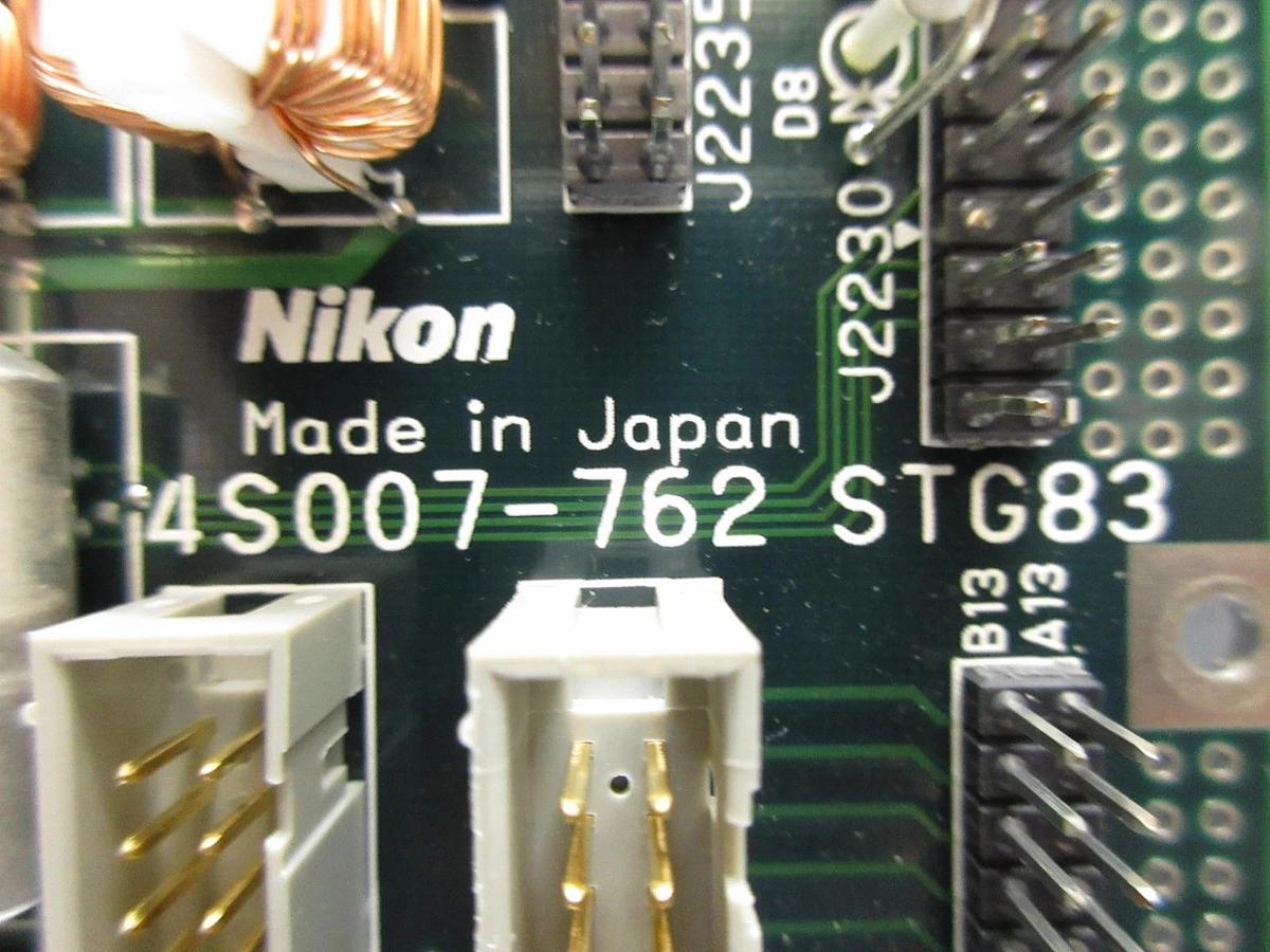 Used Nikon 4S007-762 Interface Board PCB STG83 NSR-S204B System Used Working