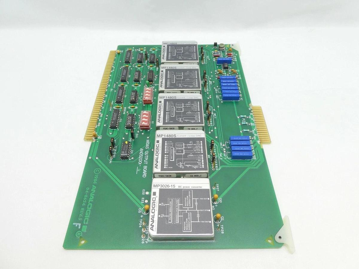 Used Analogic D4-8624 Midas Output Board ANDS2001-4 Varian 10-08624-004 Working Spare