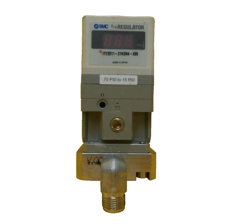 Used AMAT Applied Materials 0021-78095 Manifold w/SMC ITV2001-31N3N4-X95 Cu Working
