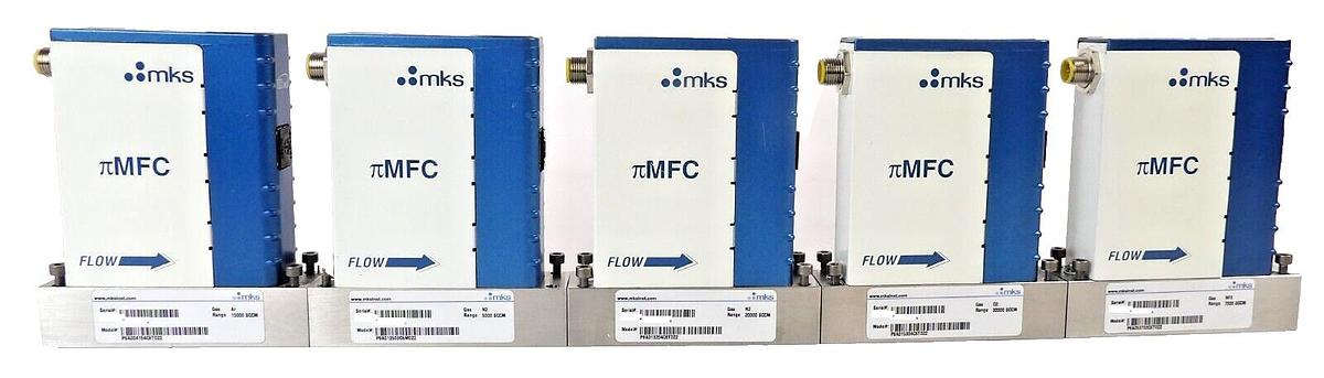 Used MKS Instruments πMFC P8A Mass Flow Controller Reseller Lot of 5 Working Surplus