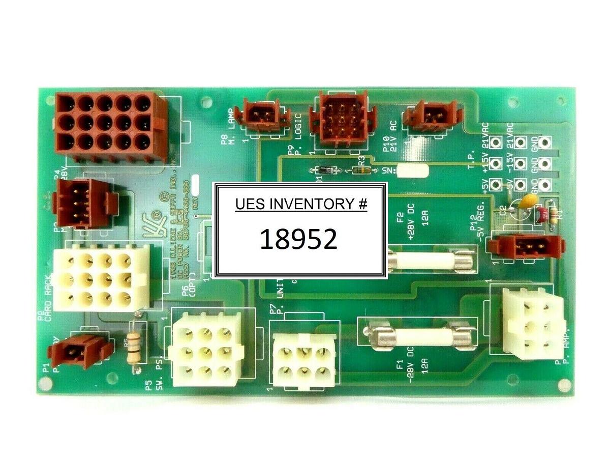 Used Kulicke & Soffa Industries 00780-4400-000 DC Power PCB 00780-4400-001 Working