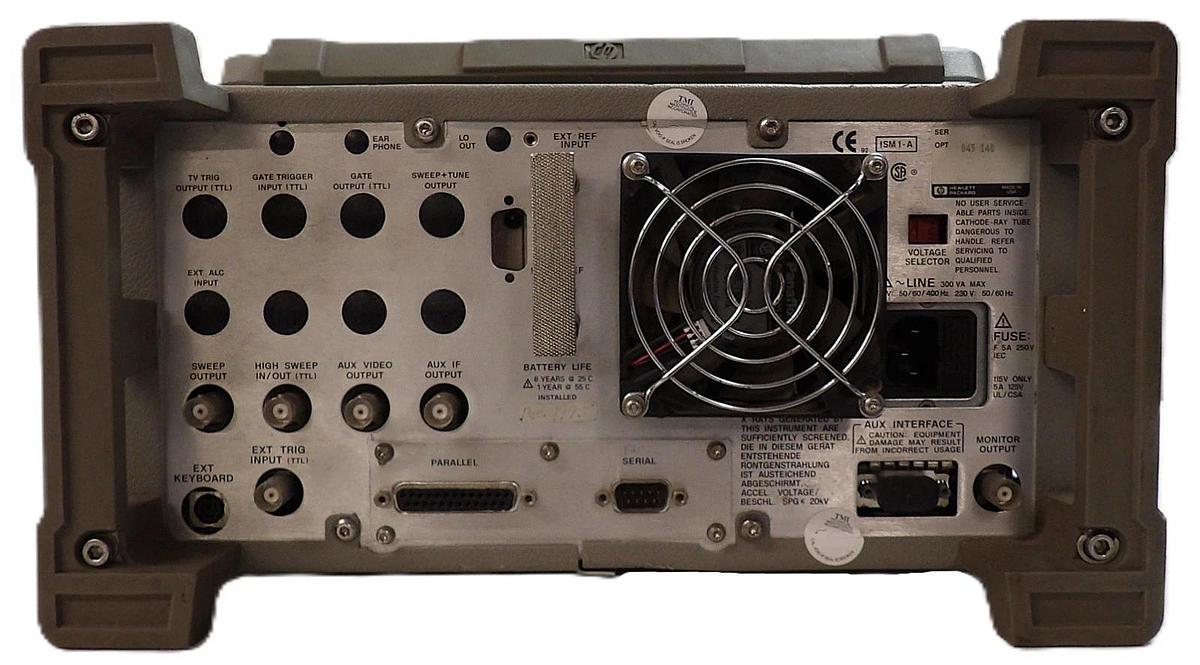 Used HP Hewlett-Packard 8593E Spectrum Analyzer 9kHz-22GHz 043 140 Spare Surplus