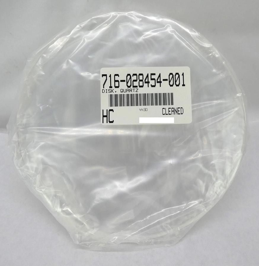 Used Lam Research 716-028454-001 Quartz Disk 200-300mm New Surplus