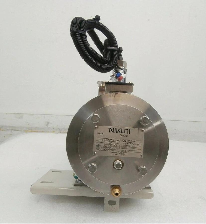 Used Nikuni 25NPX11J Centrifugal Pump UG1312T-A1AA 3-Phase Induction Motor Working