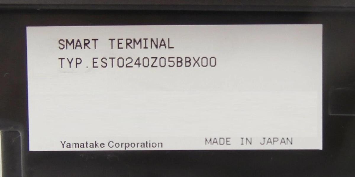 Used Yamatake EST0240Z05BBX00 Smart Terminal LCD EST240Z Working Surplus