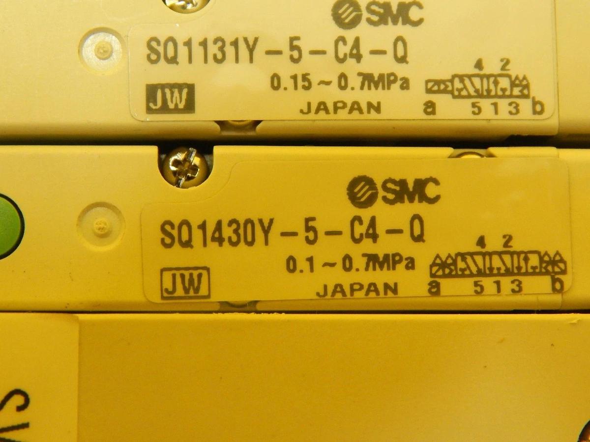 Used TEL Tokyo Electron SVC4 7-Port Manifold SMC SQ1131Y-5-C4-Q PR300Z Used Working