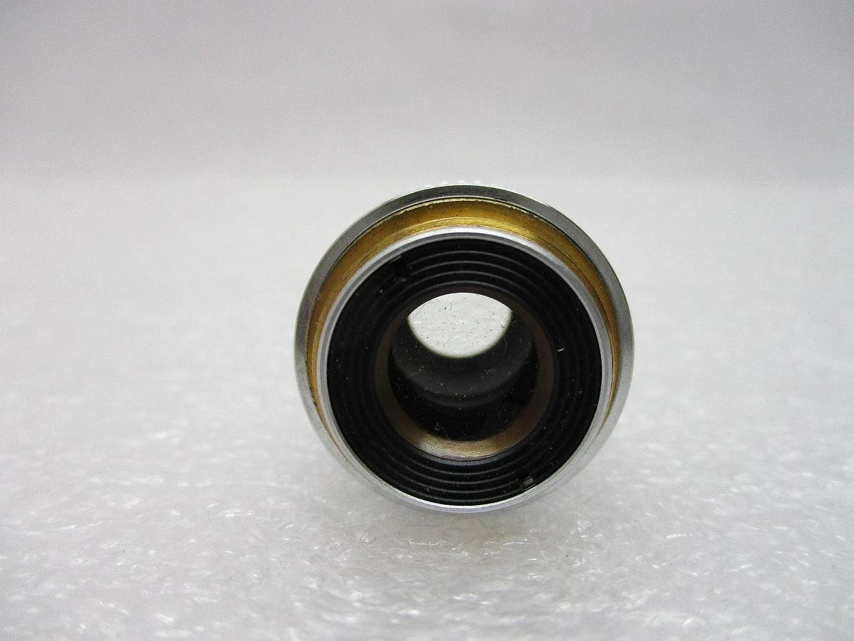 Used Leica 567050 Microscope Objective PL Fluotar 10x/0.25 ∞/- with Sleeve Working