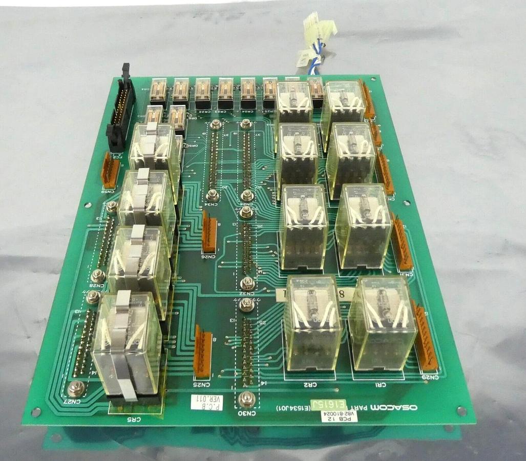 Used Osacom E1615J Releay Board PCB Varian Semiconductor VSEA V82-810024 Working