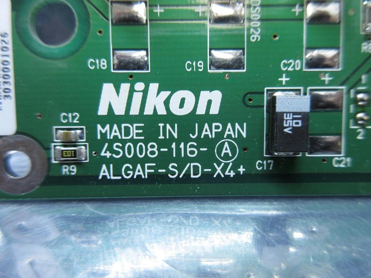 Used Nikon 4S008-116-A Sensor Interface Board PCB ALGAF-S/D-X4+ NSR System Used