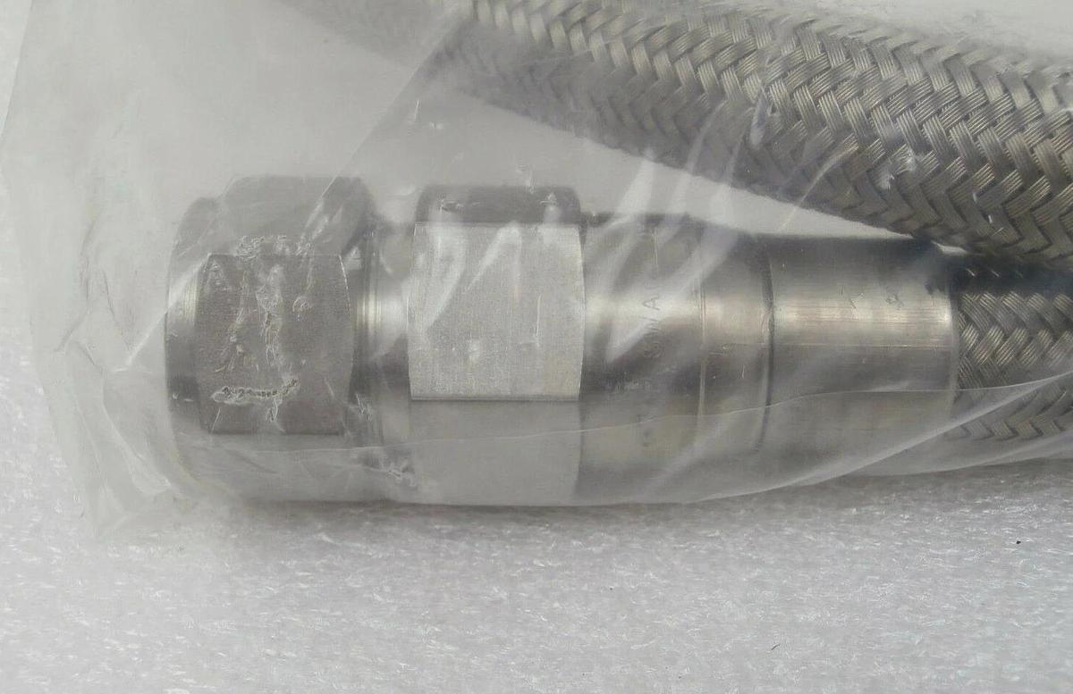 Swagelok SS-TH12SL12SL12-72 SS Braided PTFE Hose T Series Tube Fittings 72" New