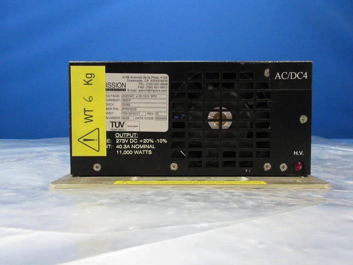 Used Vicor 97923225 Mission Power Solutions 700-0034-01 Power Supply Lot of 3 Used