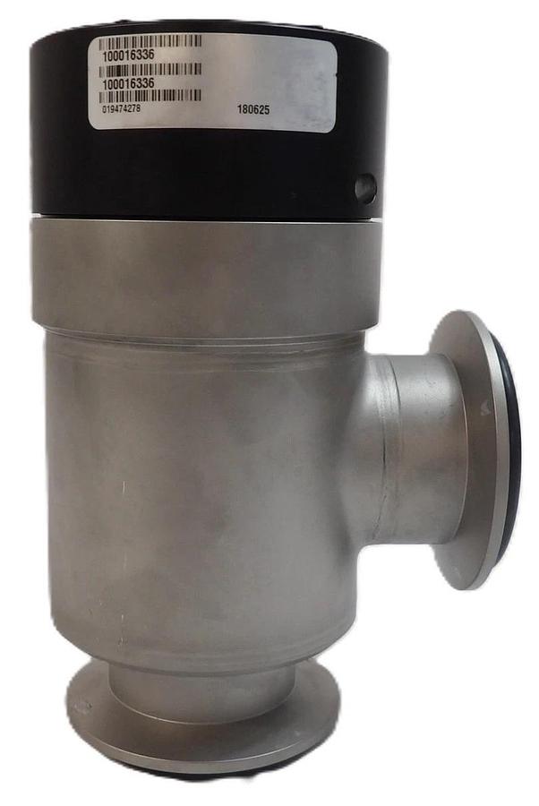 Used MKS Instruments 100016336 Pneumatic Right Angle Chamber Valve NW50 Working