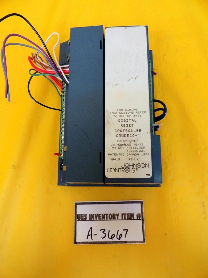 Used Johnson Controls Digital Reset Controller C500ECC-1 Used Working