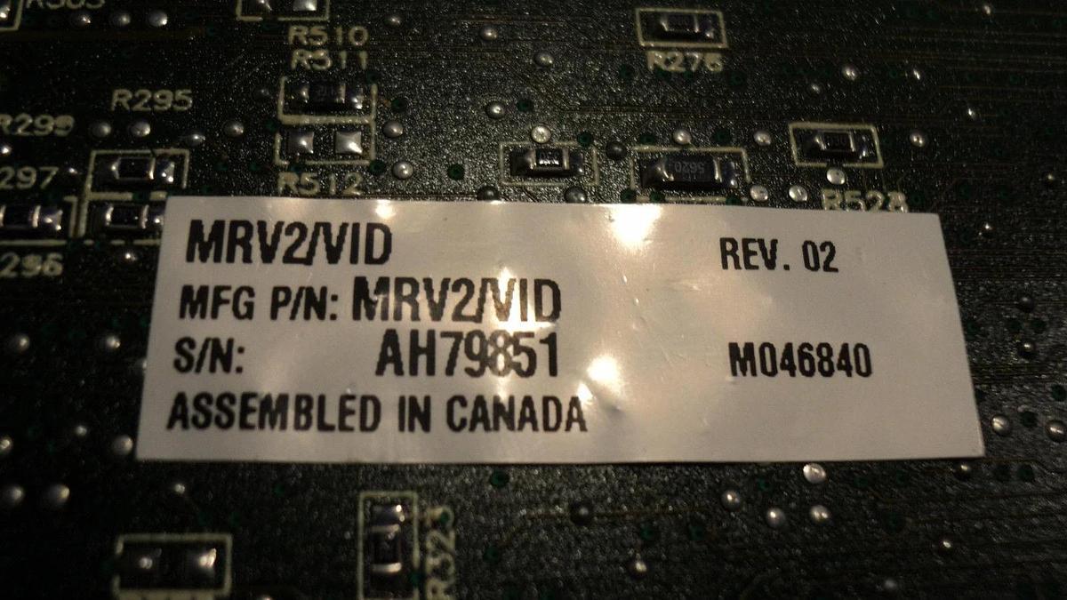 Used KLA-Tencor 521-0201 Circuit Board PCB MRV2/VID AIT Used Working