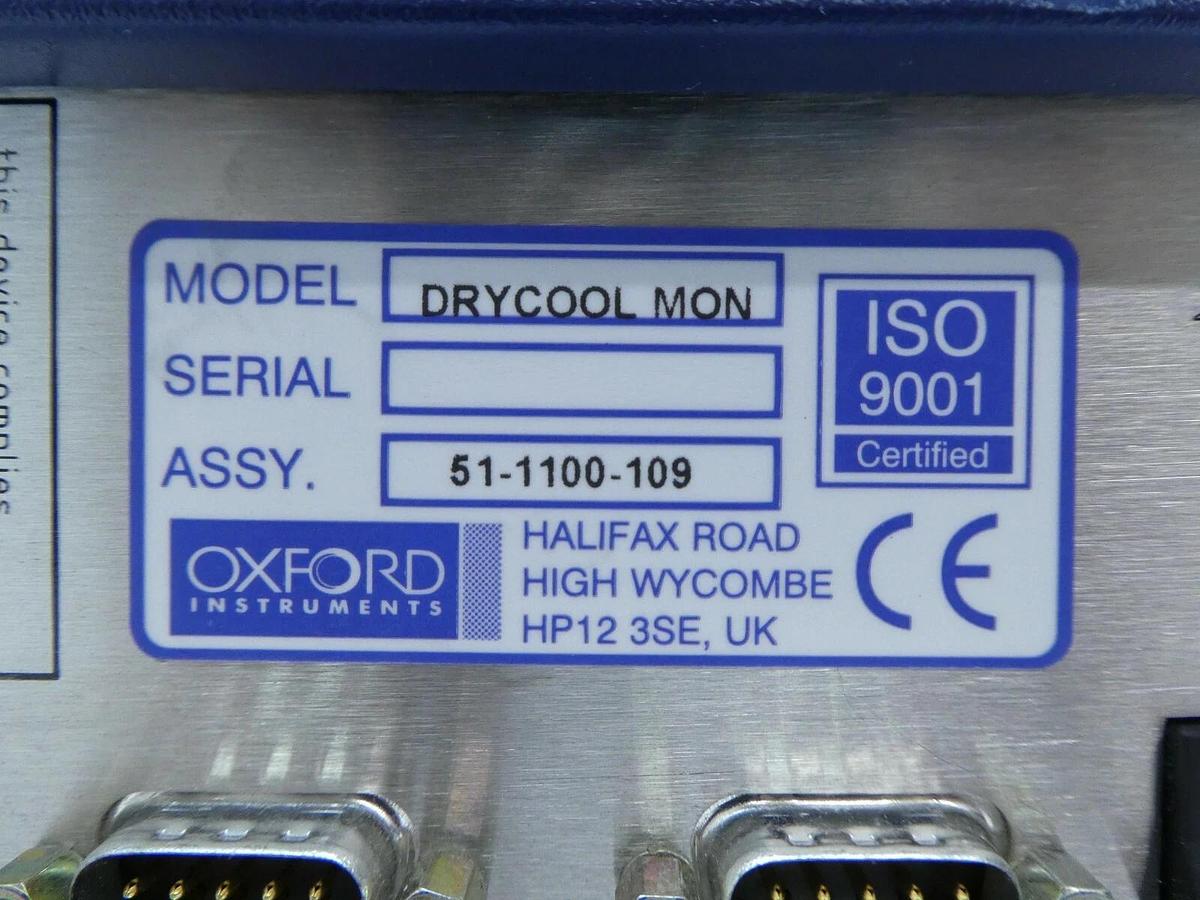 Used Oxford Instruments 51-1100-109 Inca DryCool Monitoring Controller Working Spare