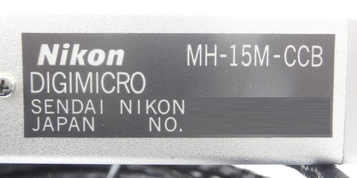 Used Nikon Precision MH-15M-CCB Digital Micrometer DIGIMICRO NSR-S205C Working
