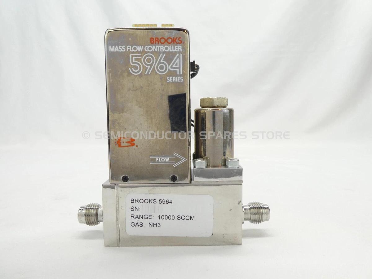 Refurbished Brooks 5964 Mass Flow Controller MFC 10000 SCCM NH3 Lot of 2 OEM Refurbished