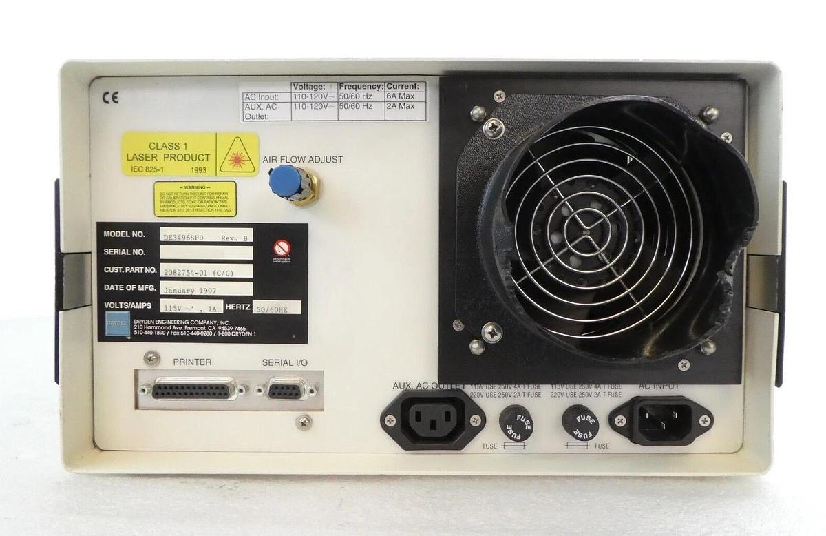 Used Dryden DE3496SPD Surface Particle Detector Counter QIII with 2" Probe Untested