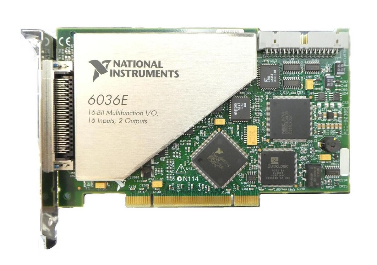 Used National Instruments 187857D-01 Multifunction I/O PCB Card PCI-6036E Working