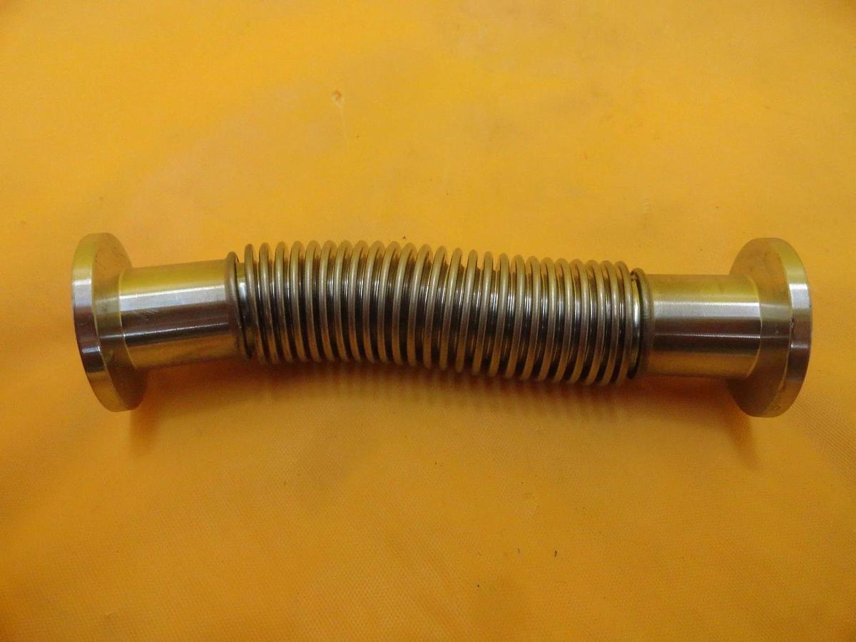 Used MKS 100314911 Flexible Bellows Vacuum Hose NW16 4" Stainless Lot of 4 Used