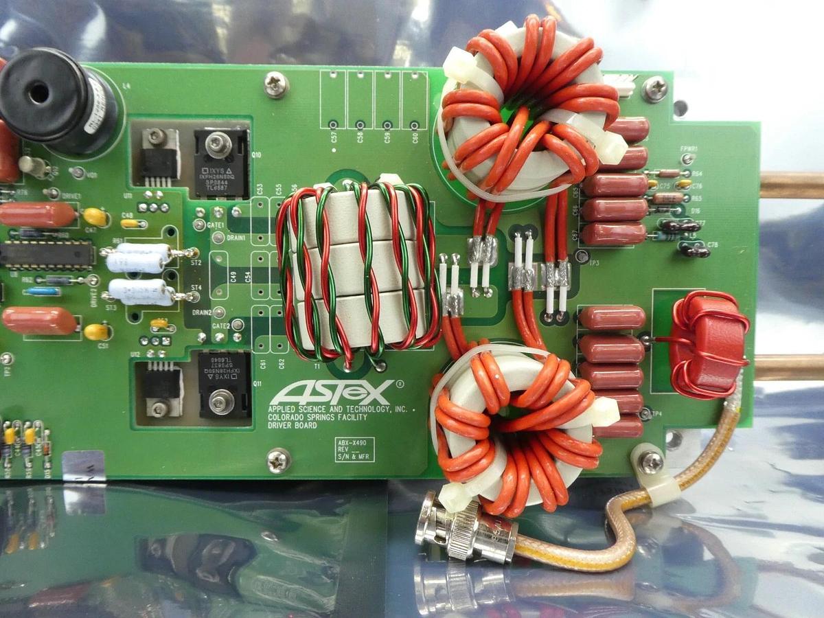 Used ASTeX ARX-X490 Driver PCB ABX-X490 AMAT Centura ETO Rack MKS Working Surplus