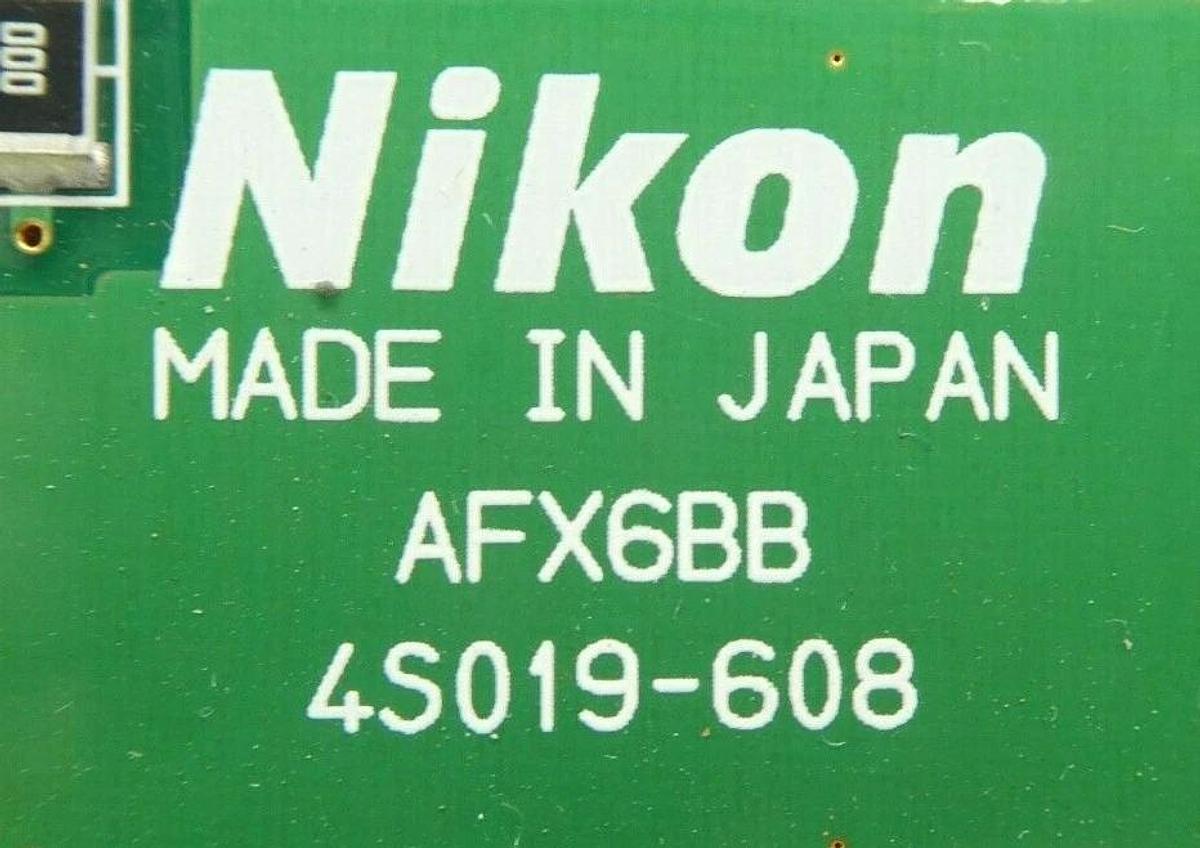 Used Nikon 4S019-608 Backplane PCB AFX6BB NSR FX-601F FPD Lithography System Working