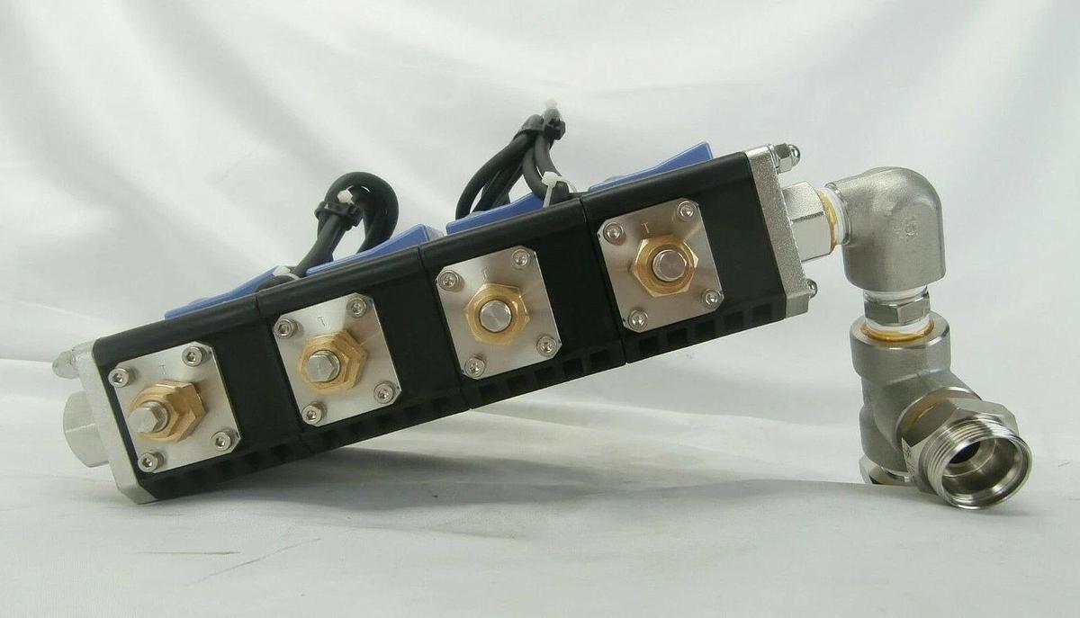 Used Regal Joint FS-10S 4-Port Flow Sensor Manifold FS-10 Hitachi M-712E Working