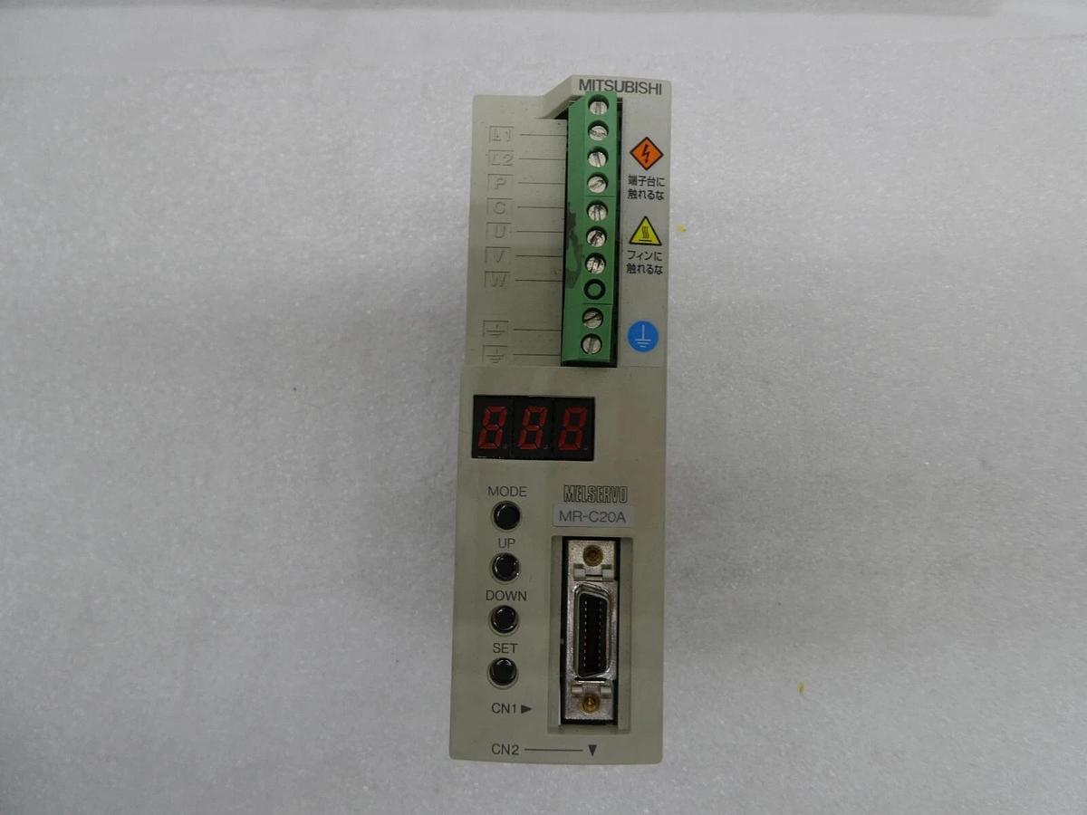 Used Mitsubishi MR-C20A AC Servo Driver MELSERVO Reseller Lot of 5 Working Surplus