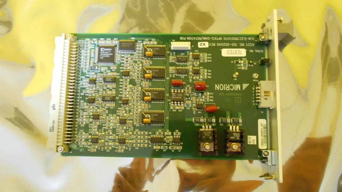 Used Micrion 150-002540 CLM Optics Gain Rotation PCB Card 170000553A EDCU FEI Used