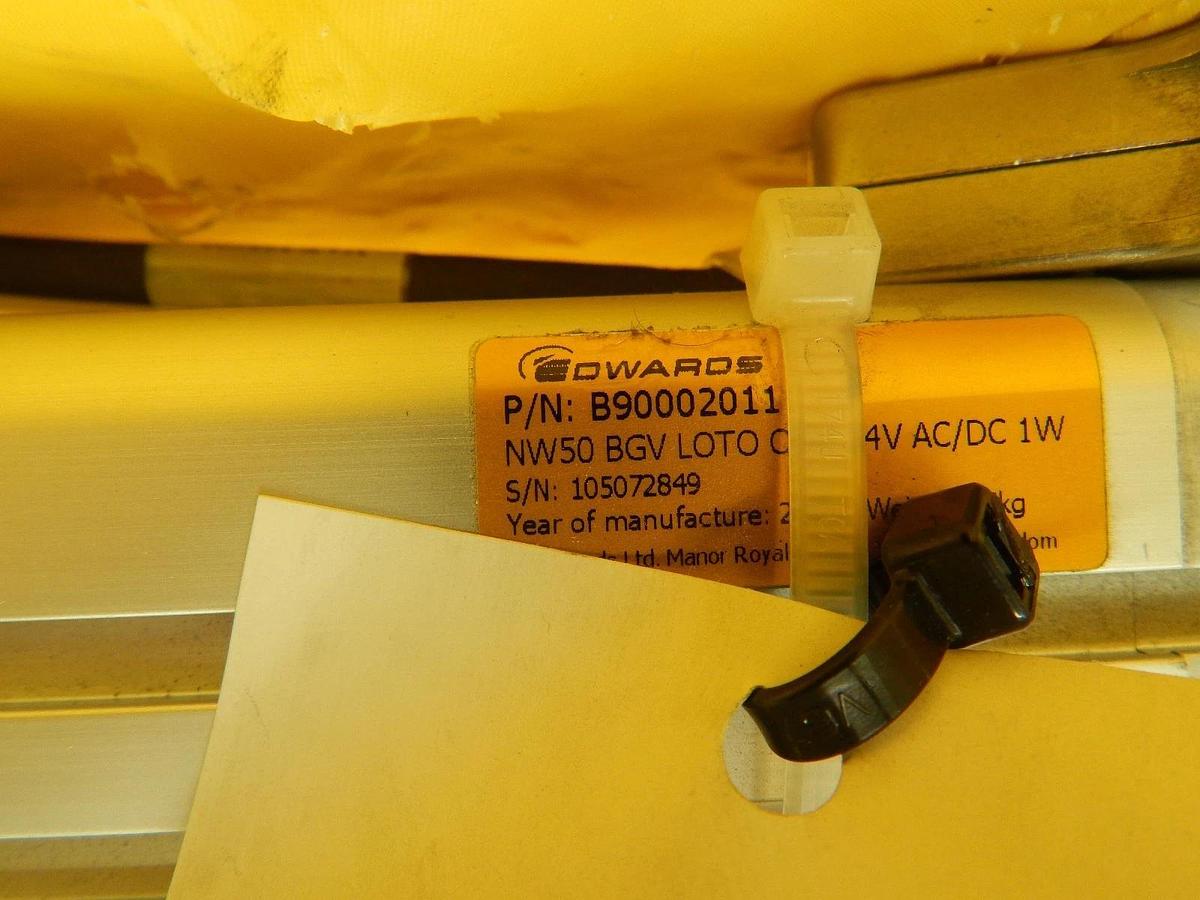 VAT B90002011 Pneumatic Gate Valve BGV LOTO Edwards NRY0TN000A New