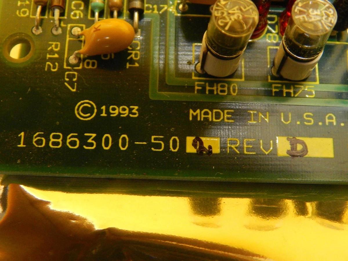 Used Delta Design 1686300-502 Power Distribution Board PCB 1686299 Used Working