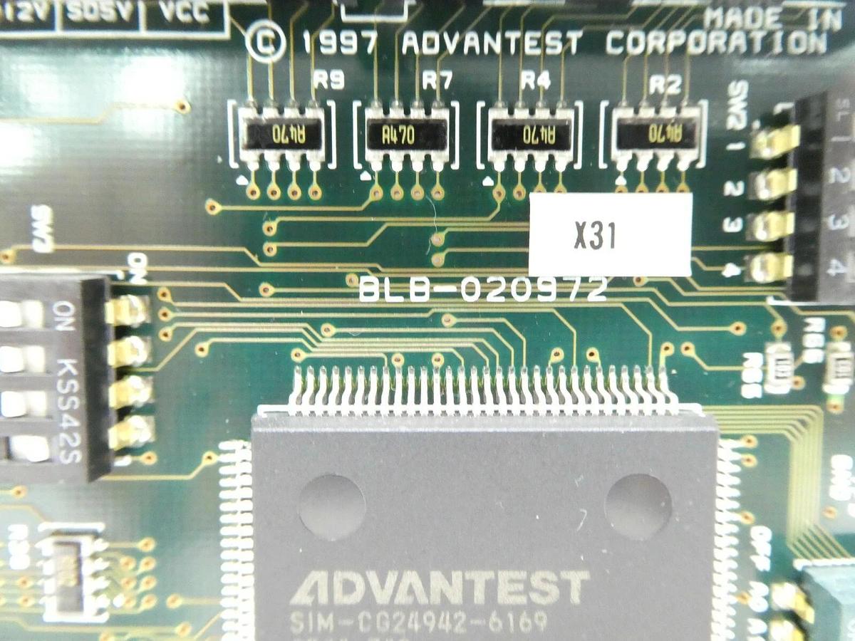 Used Advantest BLB-020972 I/O Connector Board PCB PLB-420972BB2 BLB-027895 M4542AD