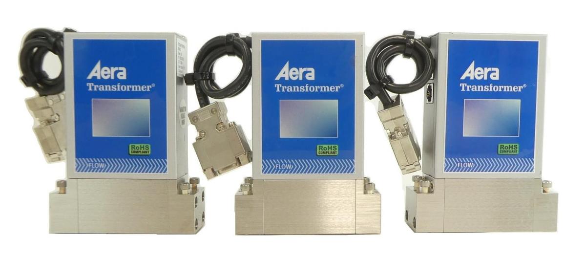 Used Aera TC FC-PAR785Y-BW-2 MFC Mass Flow Controller 50 SCCM N2 Lot of 3 Working