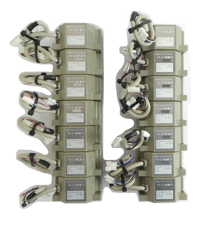 Used SUNX PX-21 Obstacle Detection Sensor Reseller Lot of 14 Working Surplus