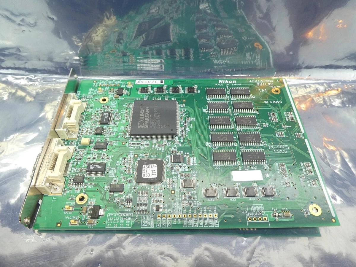 Used Nikon 4S013-684-1 Process PCB Card SBILX6 Damaged Connector NSR Series AS-IS